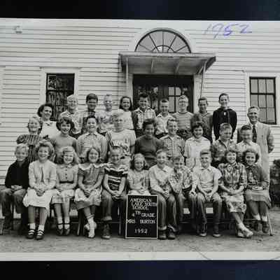 American Lake South School 4th Grade - Mrs. Burton (1952)