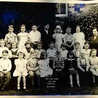 Park Lodge School, May 3 1950, Grade One, Mrs. Penman