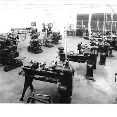 North view of Machine Shop