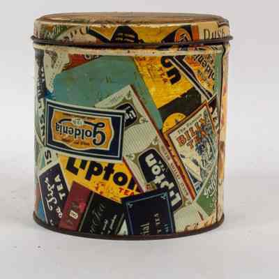 Red Signal Tea container