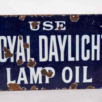 Lamp oil Sign