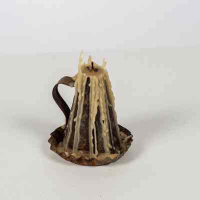 Tin candle holder