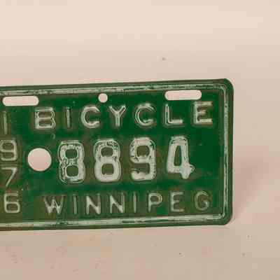 Bicycle Plate