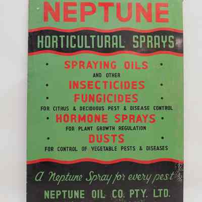Enamel Sign