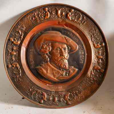 Pressed copper plate