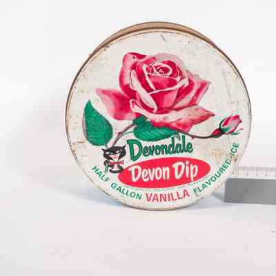 Ice cream tin