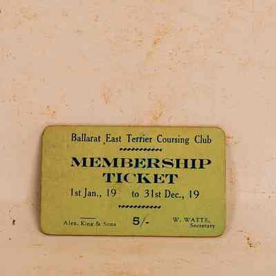 Membership ticket