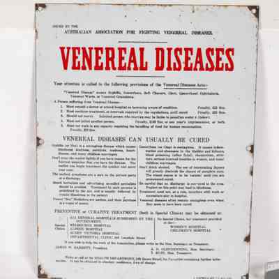 Health Enamel Sign