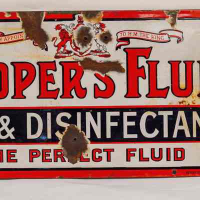 Enamel Sign