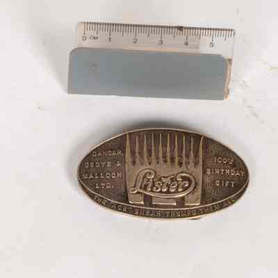 Centenary badge, Lister Shearing gear