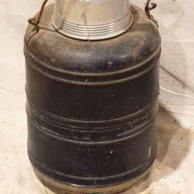 Large tin thermos