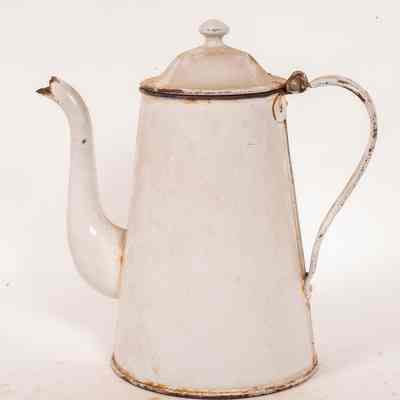 Enamel coffee pot