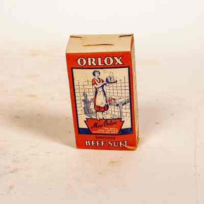 Box of beef suet