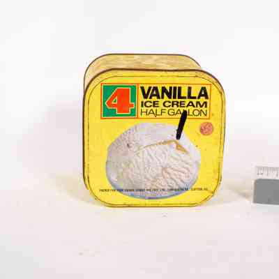 Ice cream tin