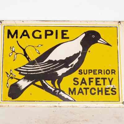 Metal sign