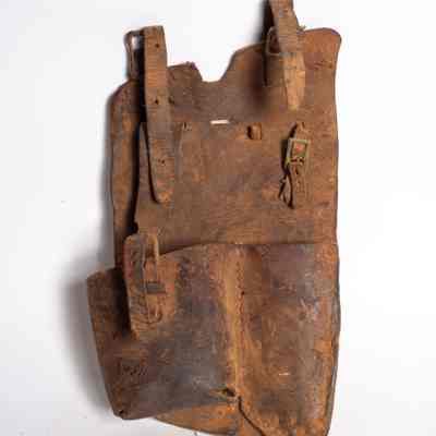 Leather for holding hand shears