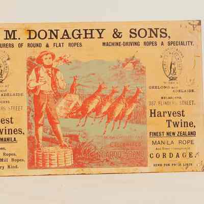 Tin sign