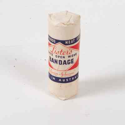Paper Wrapped Bandage-Whisters White Open Wove