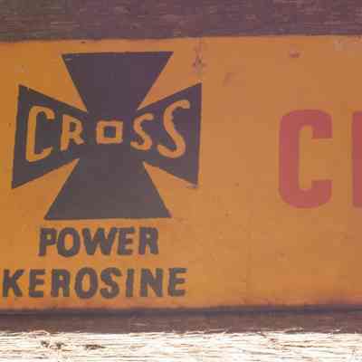 Enamel Sign