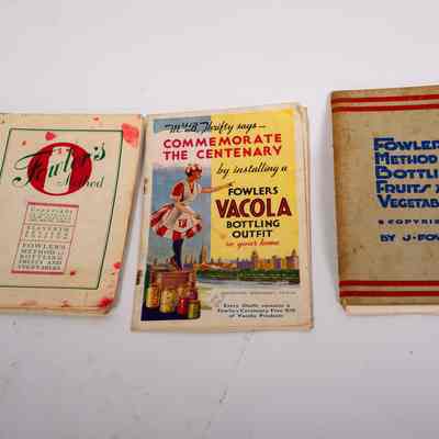 Booklets fowlers vacola