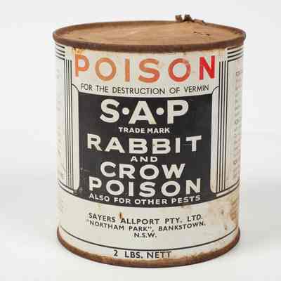 SAP Rabbit & Crow Poison tin