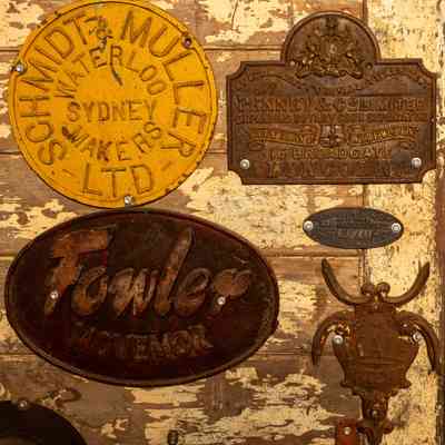 Manufacturers plates
