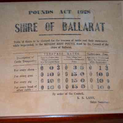 Cloth sign