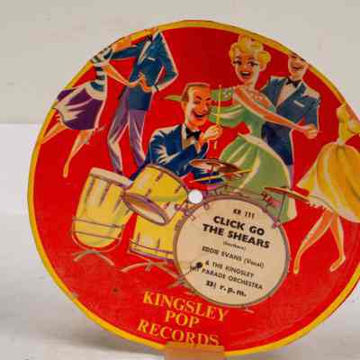 Cardboard record 45