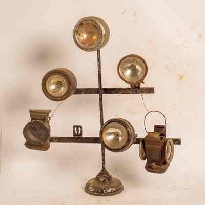 Stand of the lights of push bike