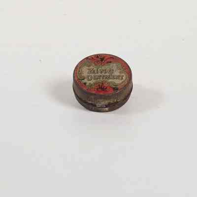 Tin of Zinc ointment