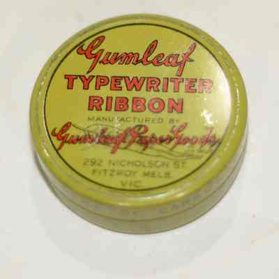Gumleaf Typewriter Ribbon Tin