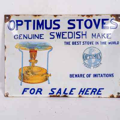 Optimus enamel Sign