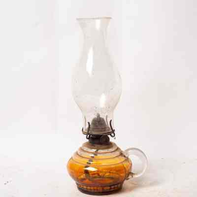 Glass Finger Lamp