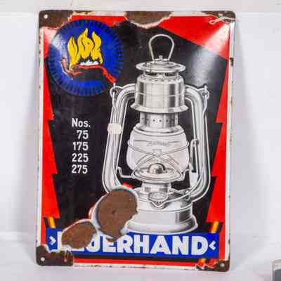 Feuerhand lamps enamel Sign