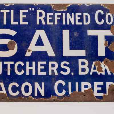 Enamel Sign