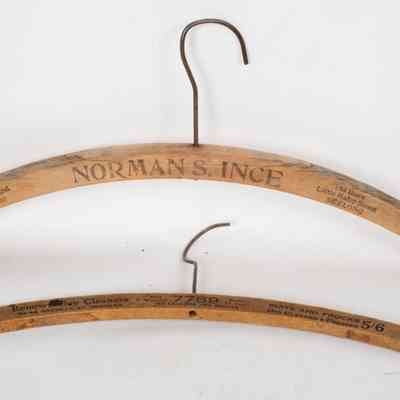 Two coat hangers