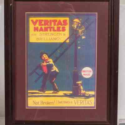 Framed poster