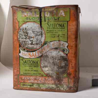 Blood salt tin