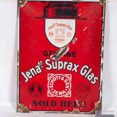 Lamp enamel Sign