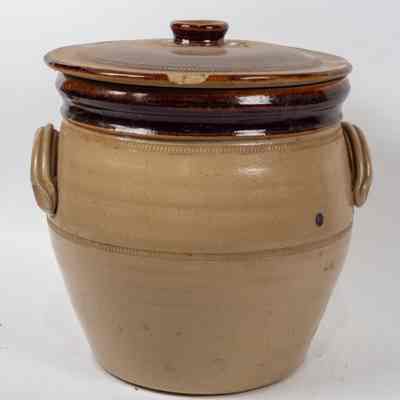 Large Stoneware bread crock