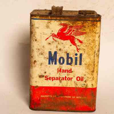 Tin of Mobile Hand Separator Oil