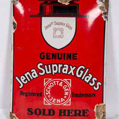 Lamp enamel Sign