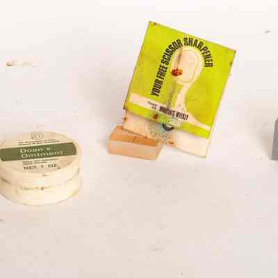 Scissor sharpener, Doanes Ointment, Referee whistle