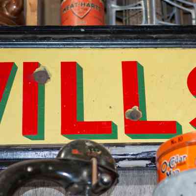 Enamel Sign