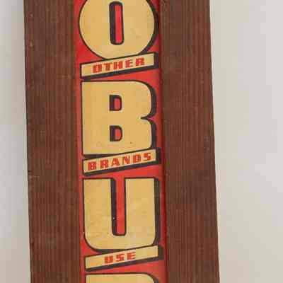 Tin sign