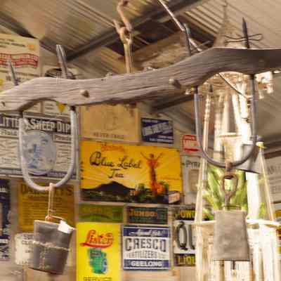 Display Unit hanging from roof
