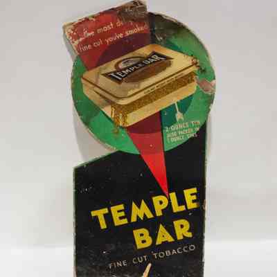 Temple Bar tabacco advertising