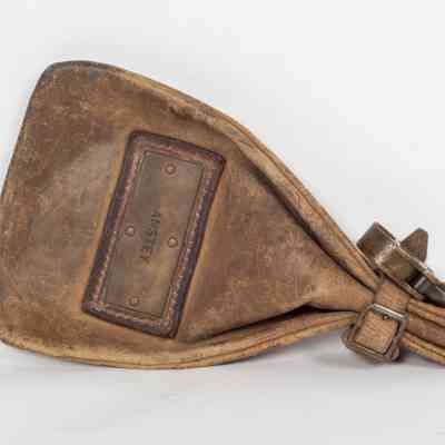 Leather Railway Cash bag