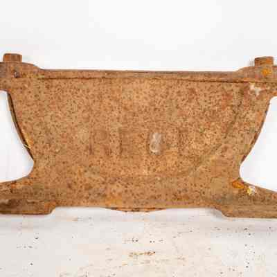 End of an Animal Feed Trough