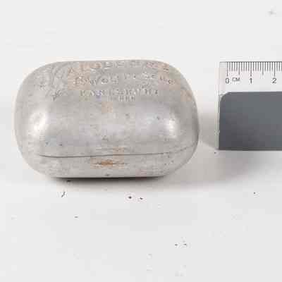 Aluminium tin - Kaloderma soap